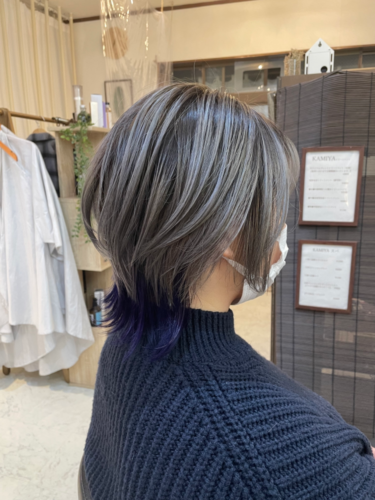 ショート × マホガニーカラー