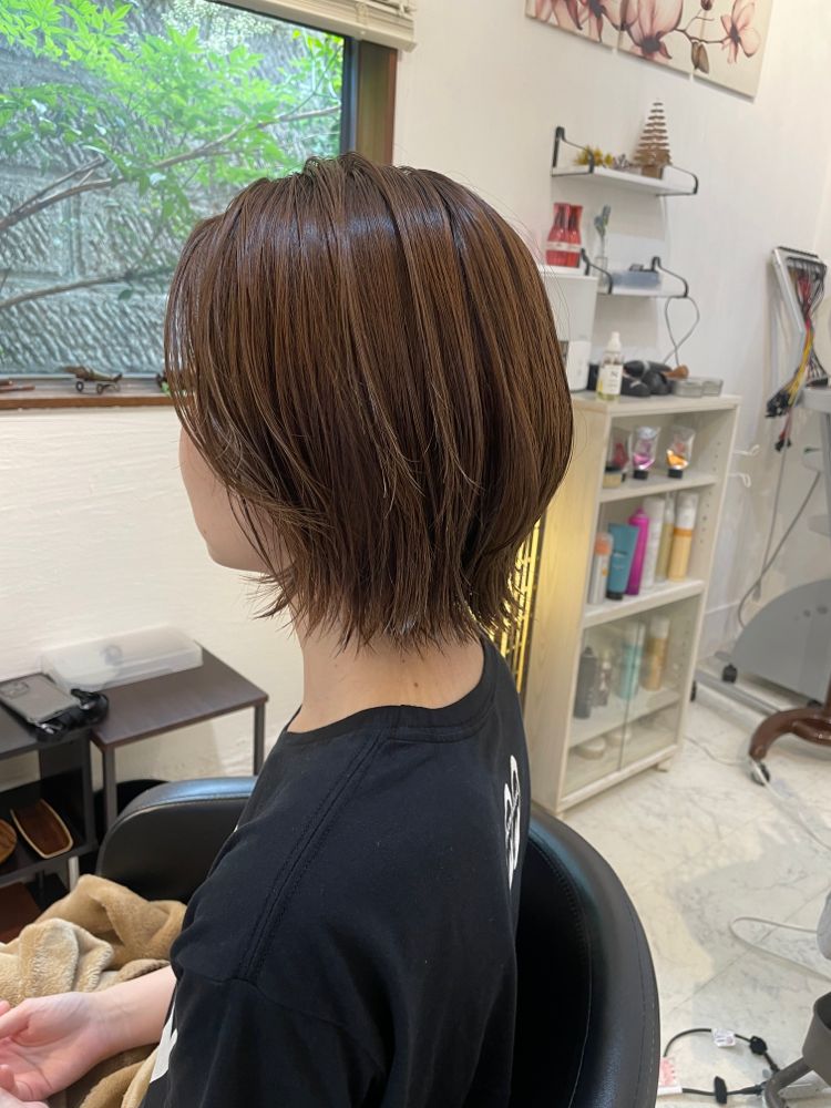 グレイヘアスタイル